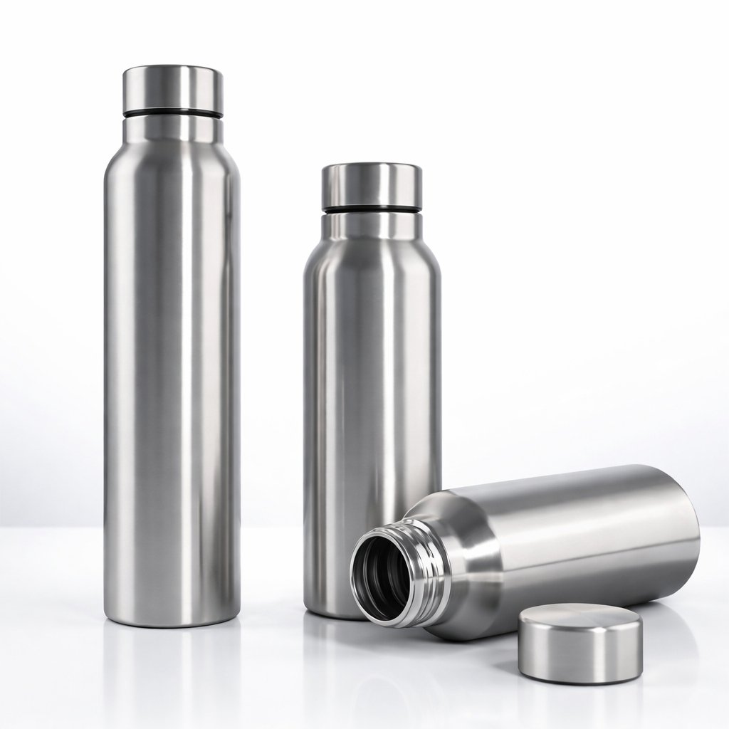 Garrafa de Água Inox boca larga Squeeze Liquidos Frios e Quentes