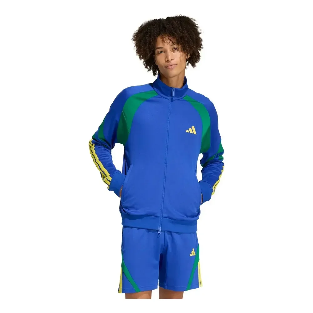 Jaqueta Masculina House Of Tiro Nations Pack adidas Boblue/bgreen/byello G Lisa