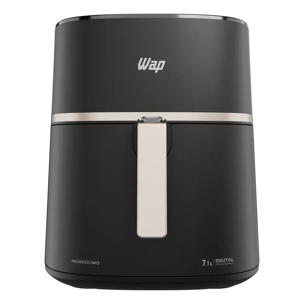 Fritadeira Elétrica Fw009624 Air Fryer 7,1l Digital Wap Preto Preto, Cinza E Champagne 220v