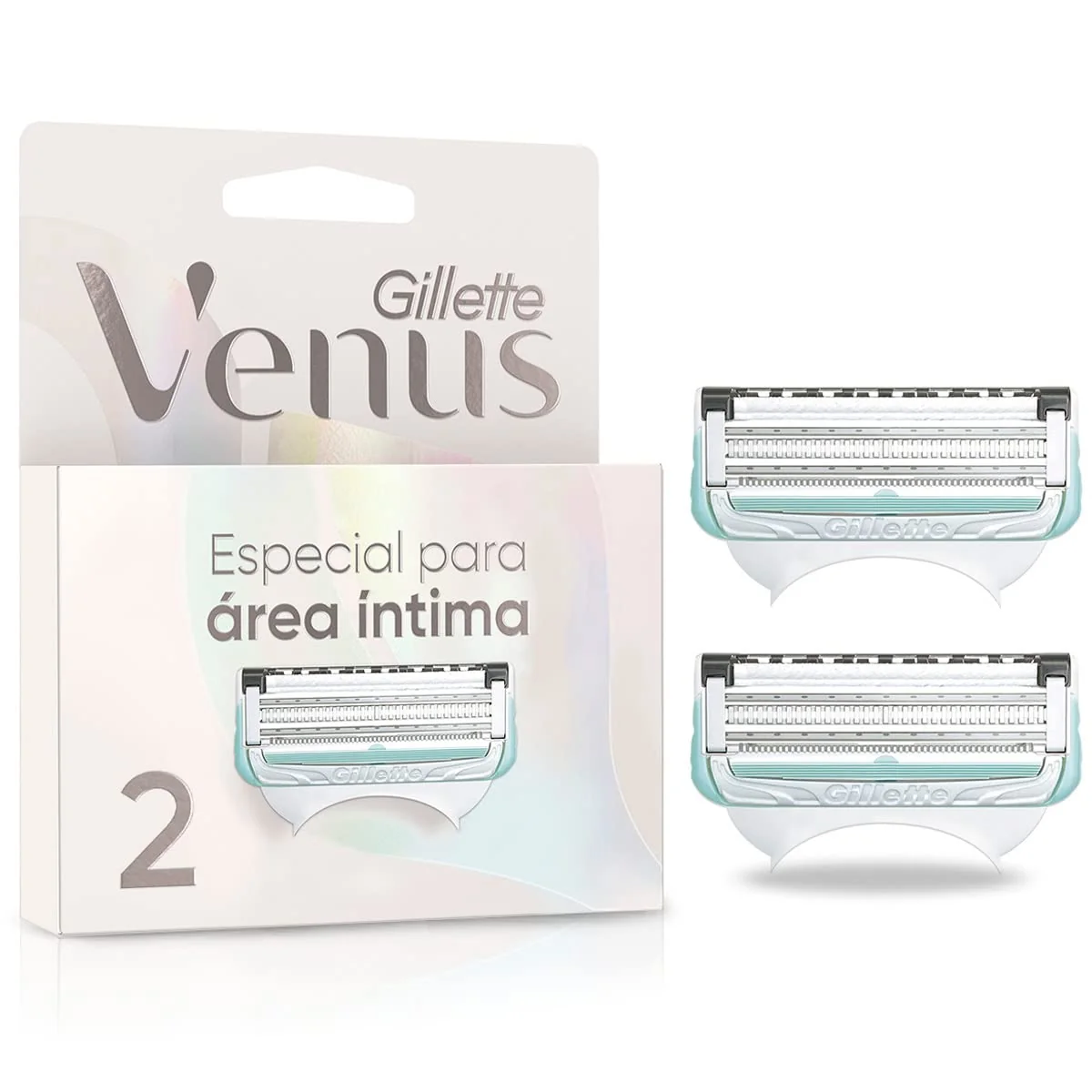 Gillette Venus para Área Íntima Carga para Aparelho de Depilação 2 Unidades