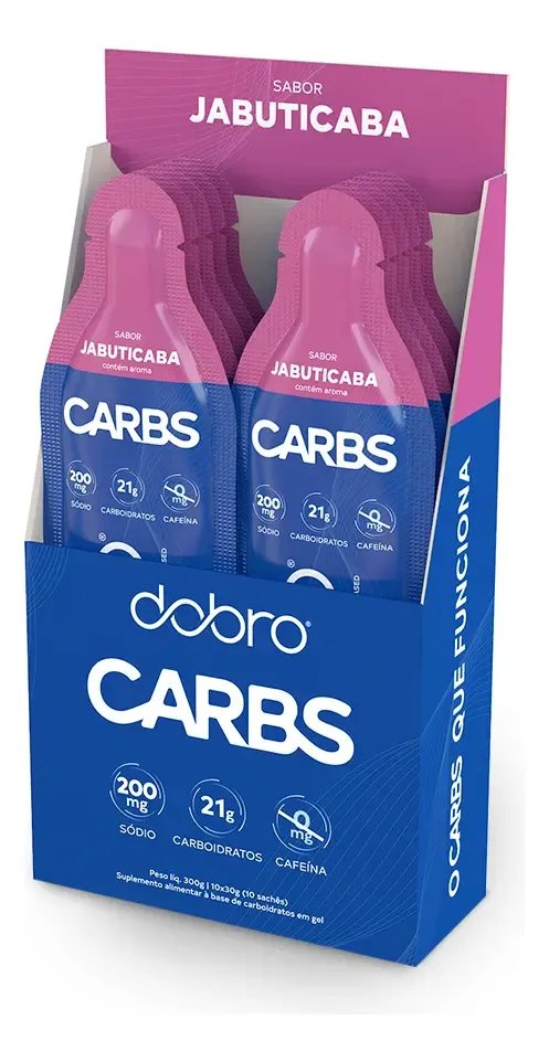 Carbs Gel sabor Jabuticaba (10un x 30g)
