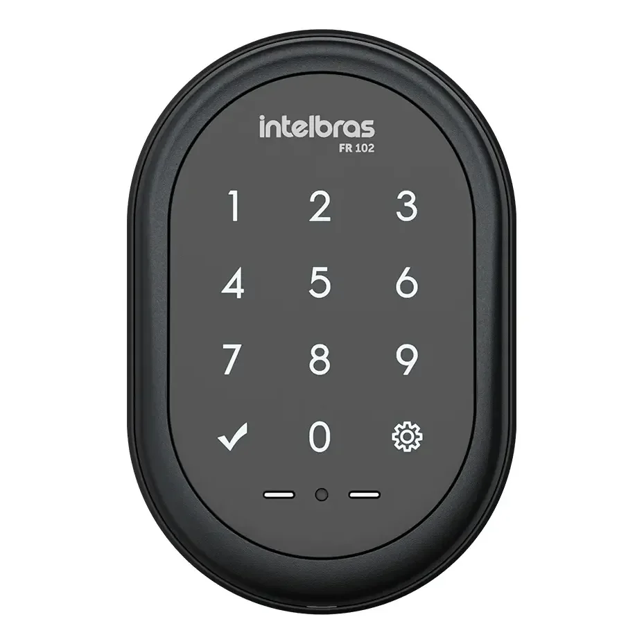 Fechadura Digital De Sobrepor Fr 102 Preto Intelbras