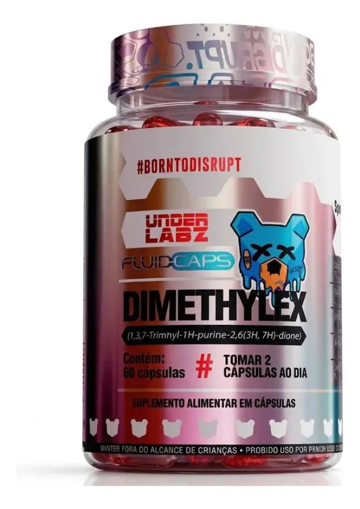 Termogenico Dimethylex Time Release 60caps - Under Labz Sem Sabor