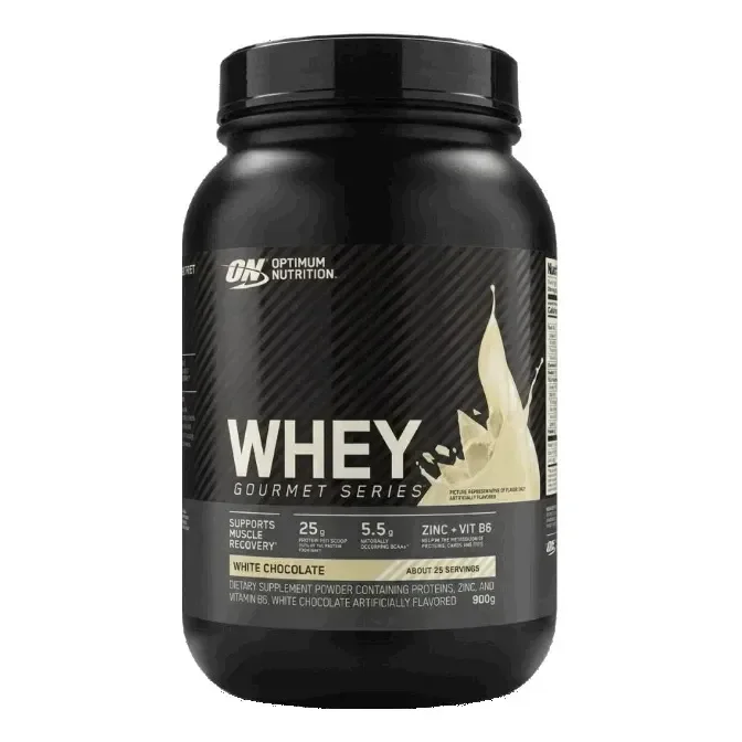 Whey Gourmet Series 25 Serv Optimum Nutrition Sabor De Choco White Chocolate