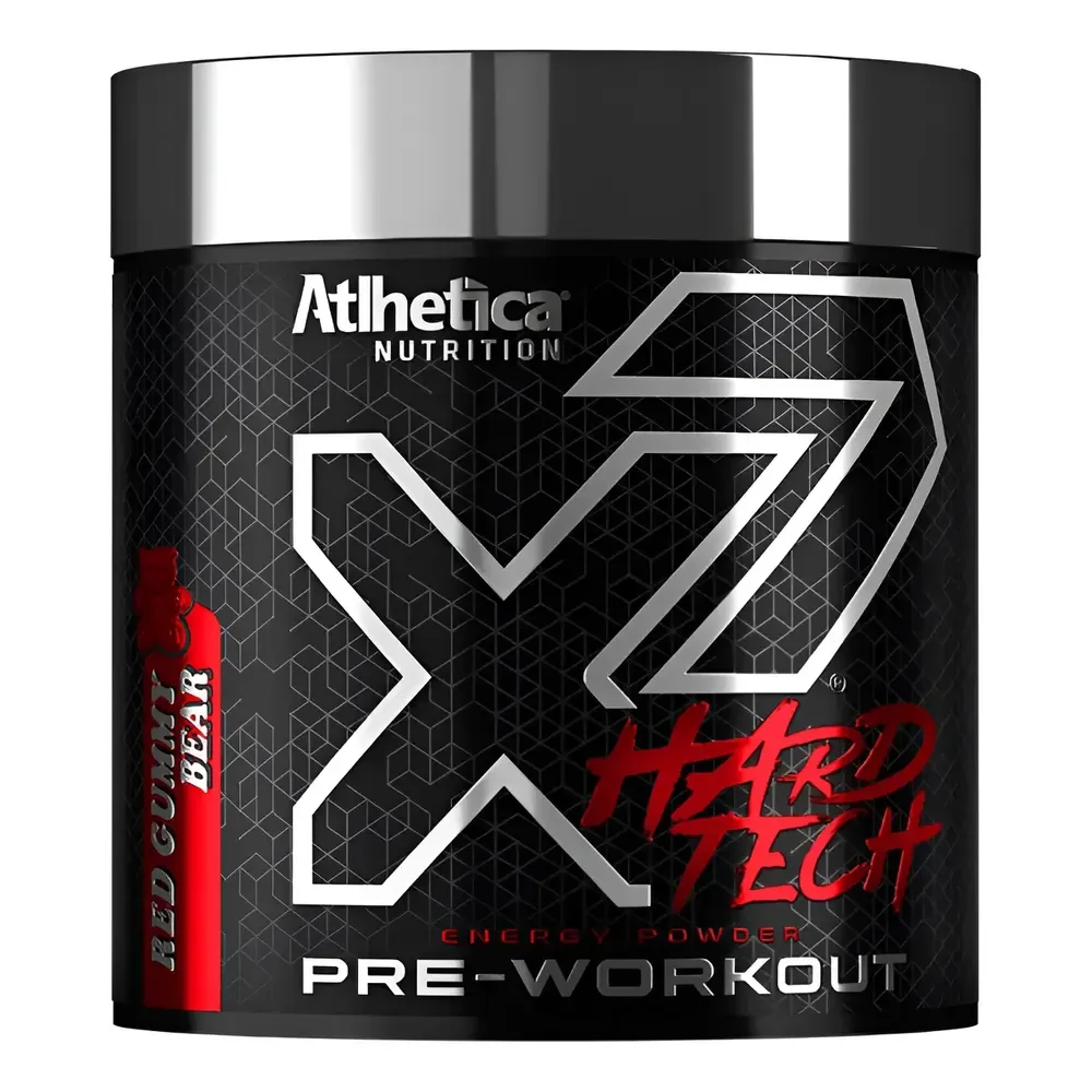 Pré-treino Atlhetica Nutrition X7 Hard Tech Para Performance Extrema, Sabor Red Gummy Bear, 200g Red Gummy Bear [morango]
