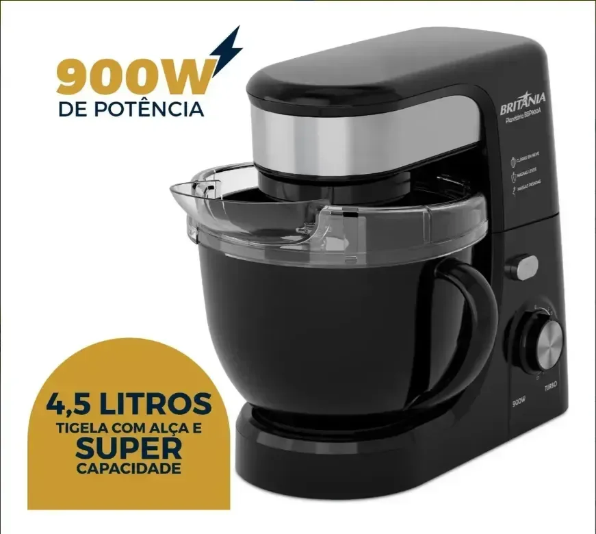 Batedeira Planetaria Britania 900w Bbp900a