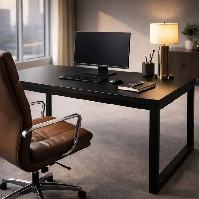 Mesa De Canto Estilo Industrial Para Computador Em Mdp/aço