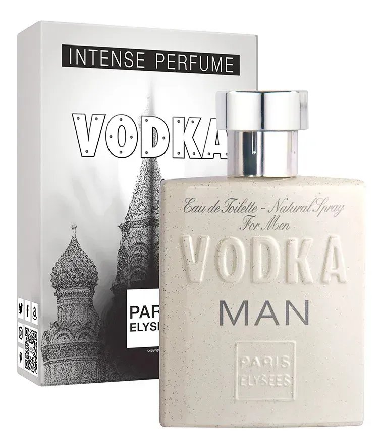 Perfume Vodka Man Paris Elysees Masculino Intense 100ml