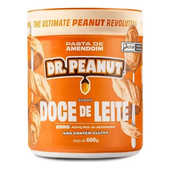 Pasta De Amendoim Sabor Doce De Leite 600g - Dr. Peanut