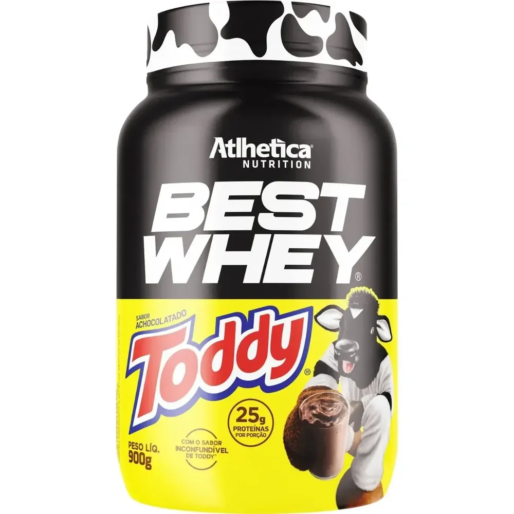 Best Whey 900g Proteínas Gourmet Atlhetica Nutrition Sabor Toddy