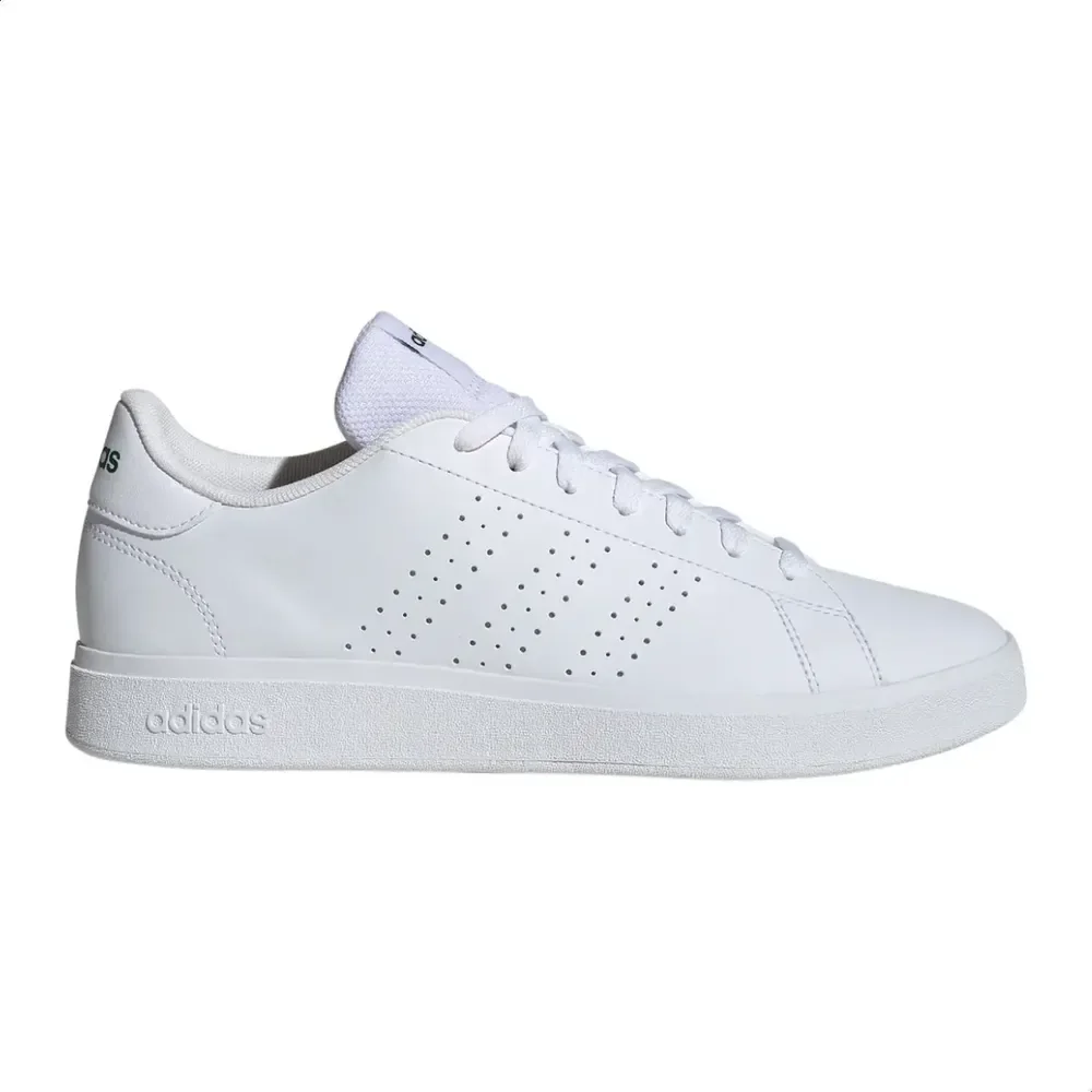 Tênis Casual Masculino Advantage Base 2.0 adidas Cloud White/collegiate Green Liso 41 Br