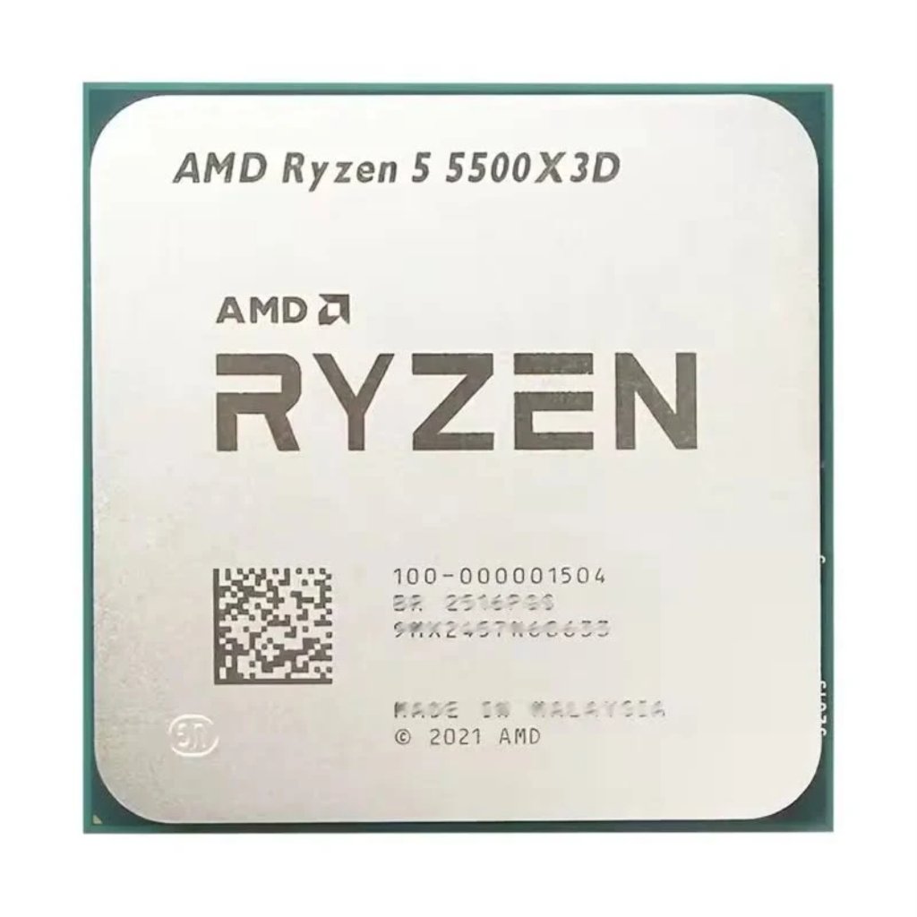 AMD Ryzen 5 5500X3D, 4.0GHz Max Turbo, Cache 96MB, AM4, (Novo S/Box)