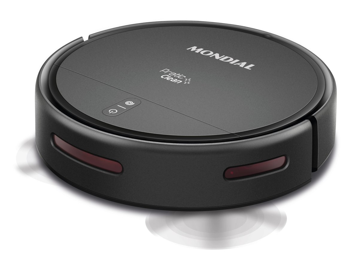 MONDIAL, Robô Aspirador de Pó Pratic Clean, Preto, Bivolt - RB-12-ST-BL