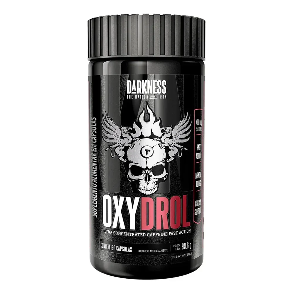 Darkness Oxydrol Termogênico Ultra Concentrado - 120 Capsulas Sem Sabor