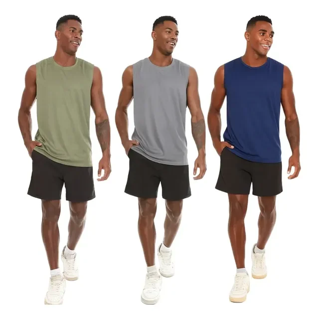 Kit 3 Regata Masculina Dryfit Academia Treino Fitness Lisa