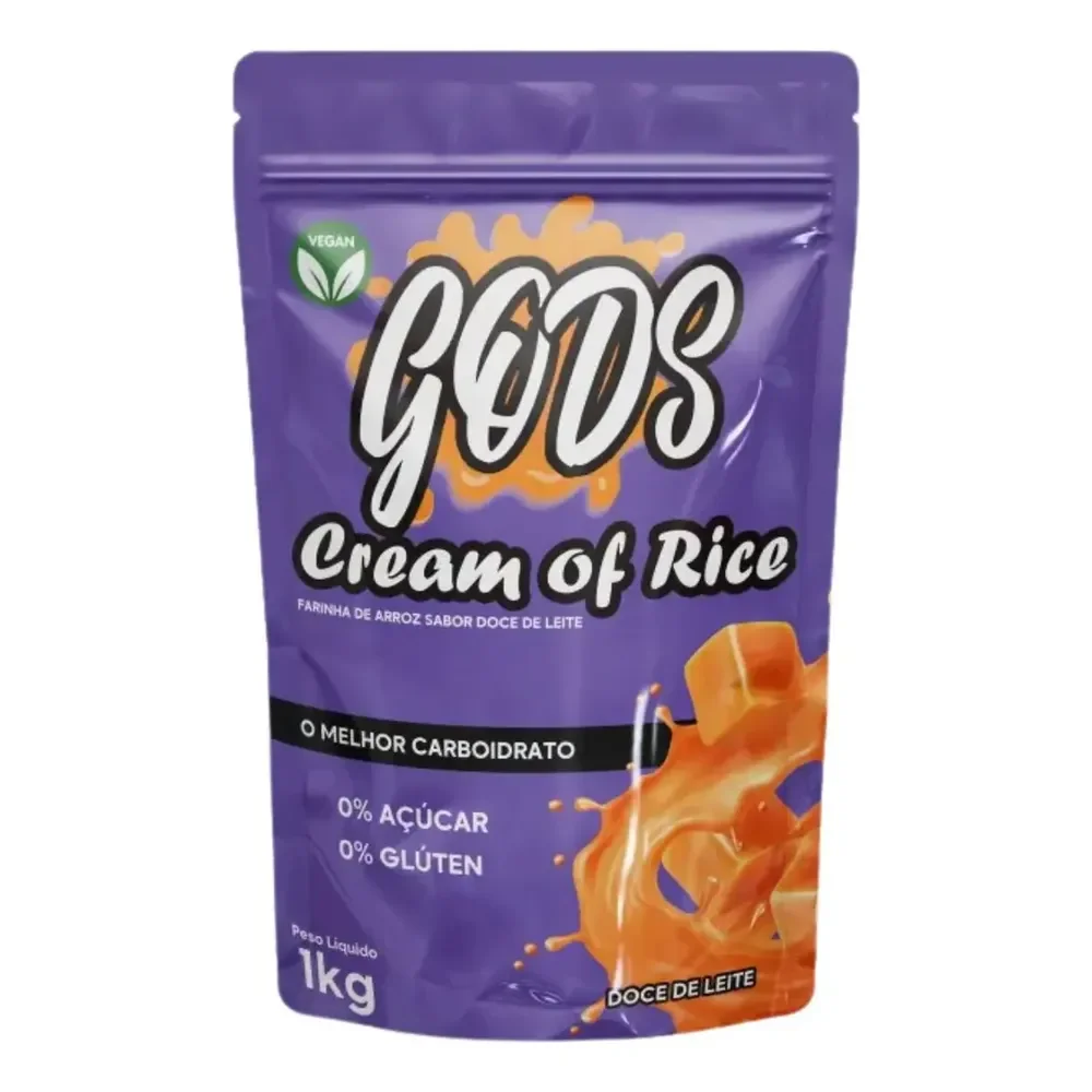 Cream Of Rice Canibal Inc Doce De Leite 1kg Suplemento Carboidrato Pó Sem Glúten