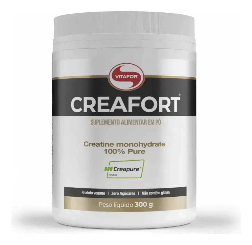 Creatina Monohidratada Creafort Sem Sabor 300g Vitafor