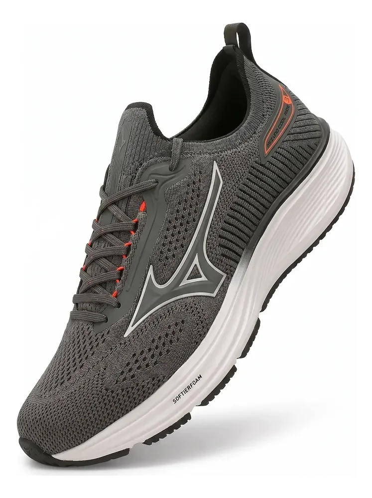Tênis Mizuno Cool Ride 3 Esportivo Corrida Academia Original Chumbo Lisa 39