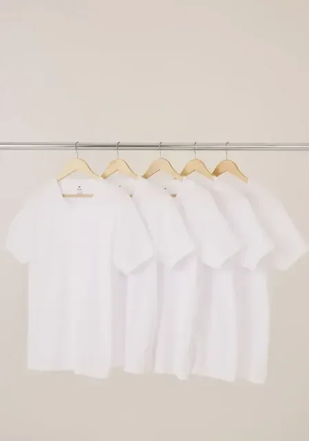 Kit 5 Camisetas Basica Masculina Algodão Original
