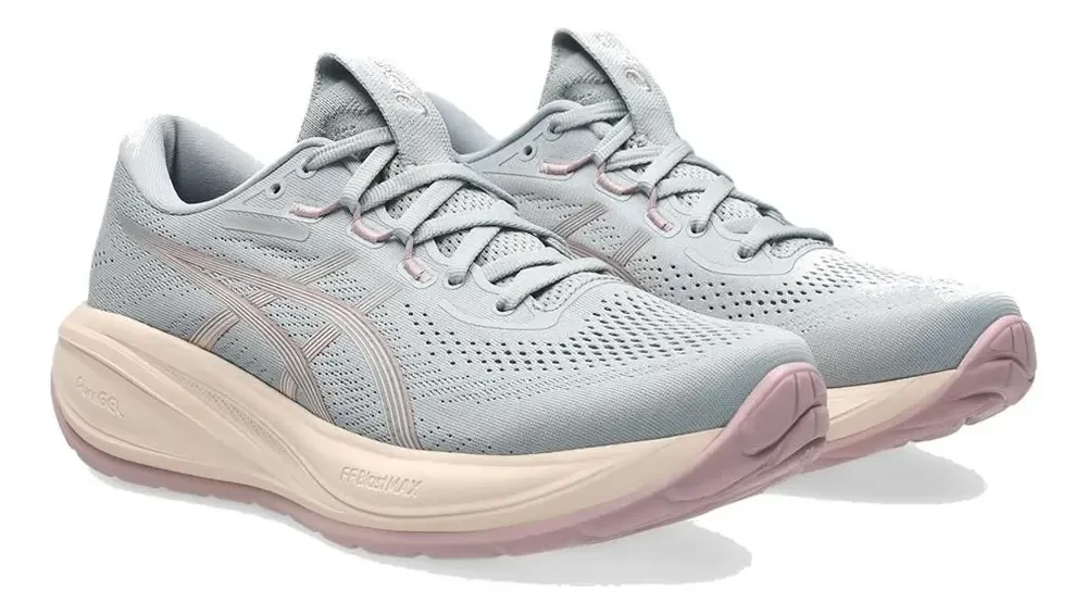 Tênis Asics Gel-cumulus 28 Feminino Cinza/rosa 38 Br