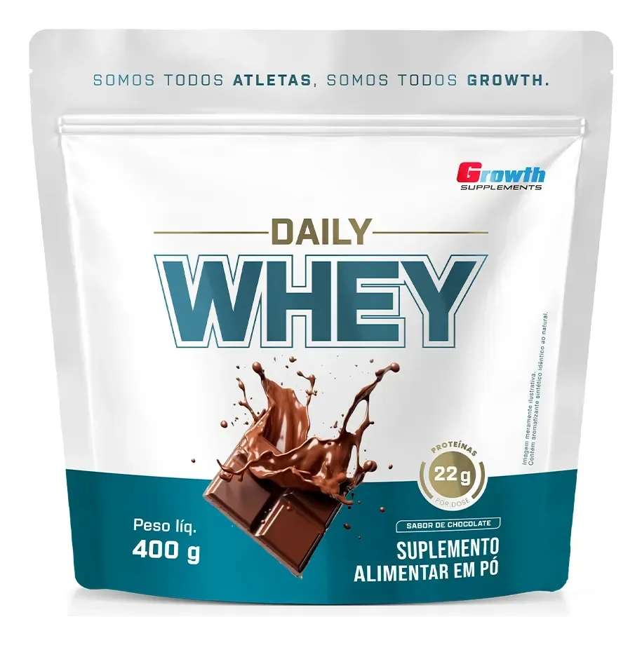 Daily Whey Protein 400g Growth Supplements Chocolate