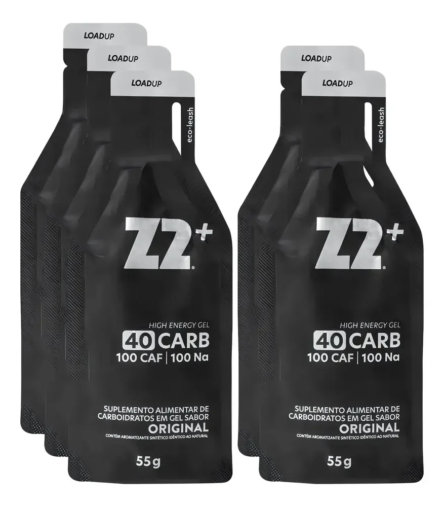 Gel Nutricional Z2 Performance Z2+ Loadup Cafeína 5 Unidades 55g