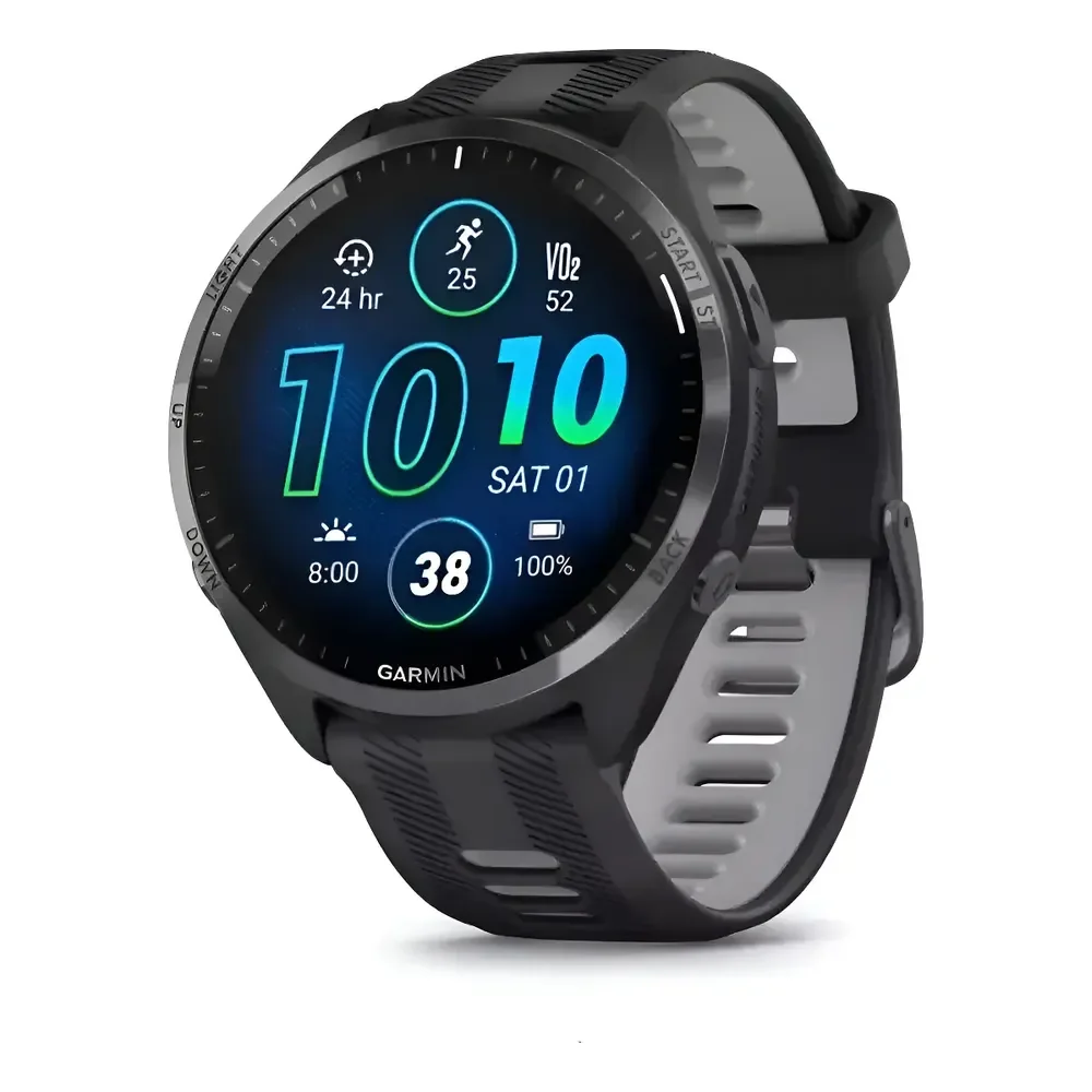 Smartwatch Gps Garmin Forerunner 965 Music 47mm Vo2 Triatlon Preto