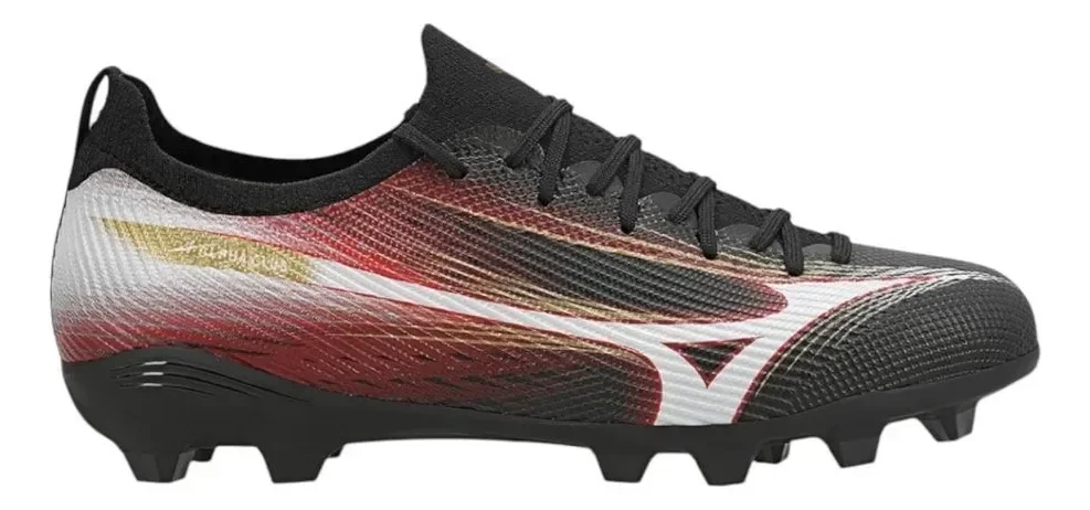 Chuteira Campo Mizuno Alpha Club Md Preto E Branco 42 Br
