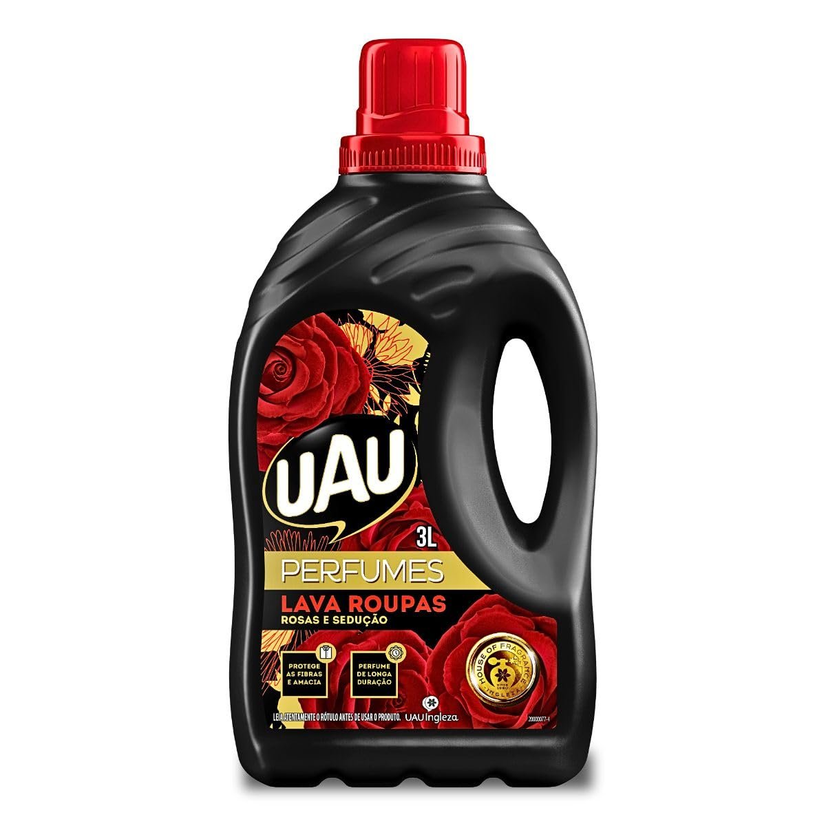 Uau Lava Roupas Perfumes Rosas & Sedução 3L