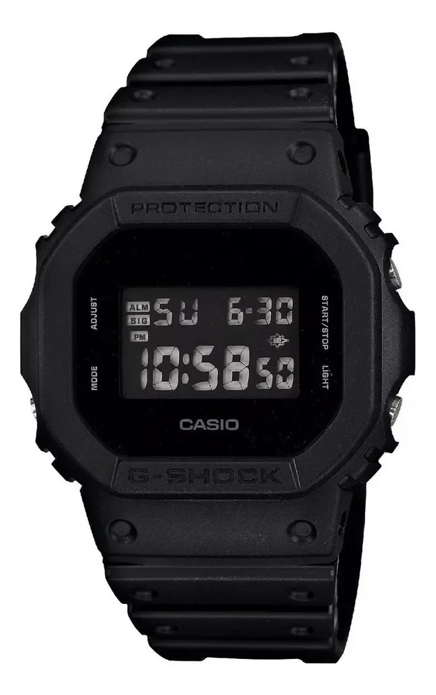 Relógio Casio Masculino G-shock Digital Preto Dw-5600bb-1dr Preto
