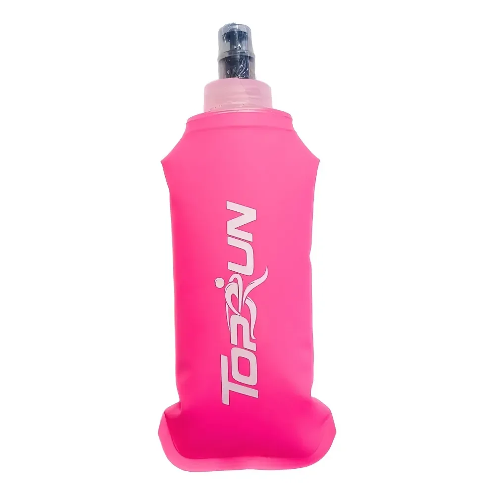 Garrafa Hiratação Silicone Soft Flash 350 Pink Rosa