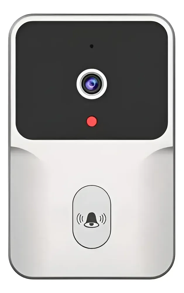Campainha Inteligente Wi-Fi Câmera 480P Áudio 2 Vias Visão Noturna