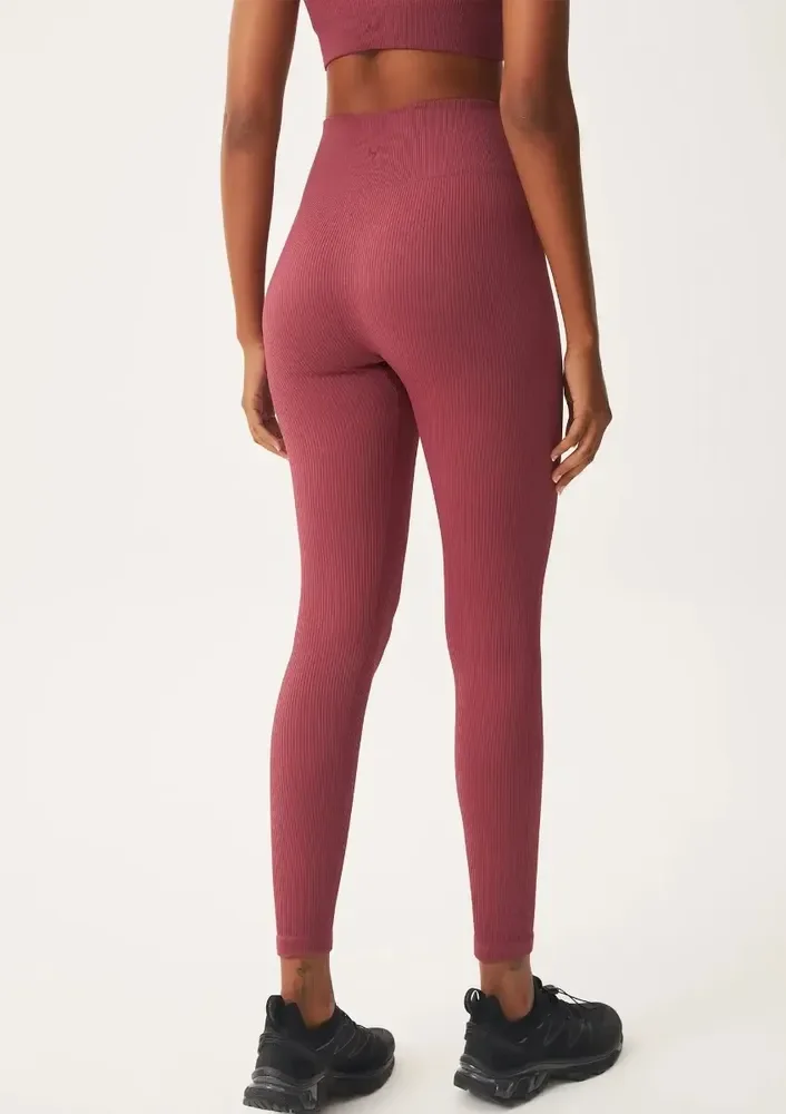 Calça Legging Feminina Hering Vermelho Escuro Batik 38