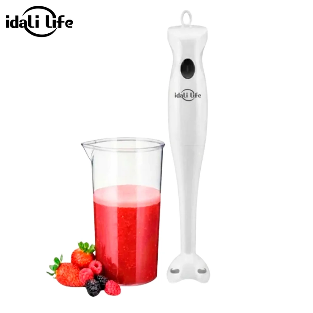 Mixer de Mão 2 em 1 com Copo 300W 127v Inox Triturador de Alimentos IDALI LIFE
