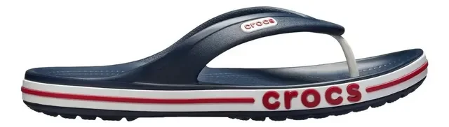 Chinelo Crocs Bayaband Flip Navy/pepper