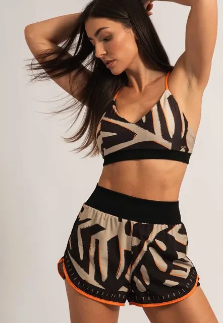 Short Fit Magnetic Estampado Com Cós Duplo E Bolso Funcional