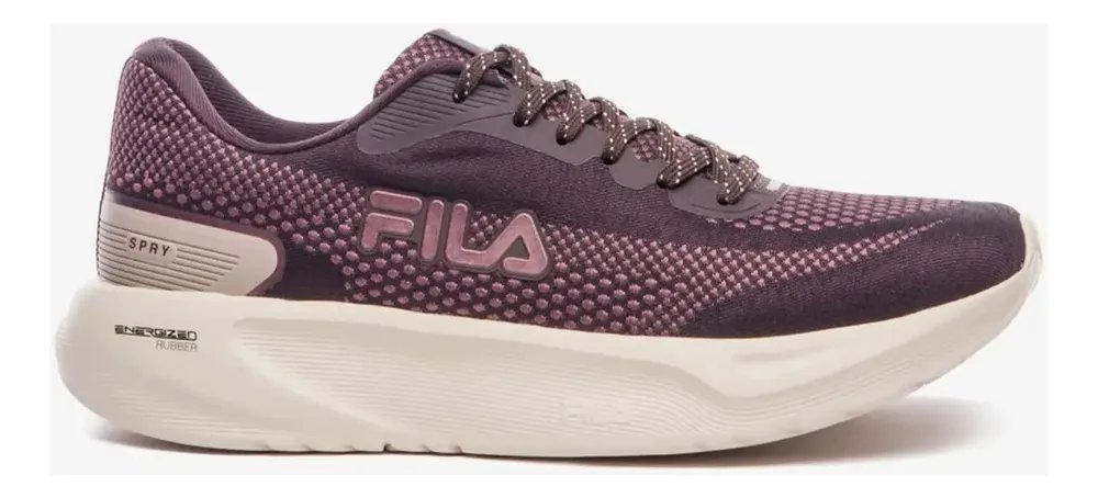 Tênis Fila Spry Confort Academia Esportivo Original Promoção Vinho 40 Br