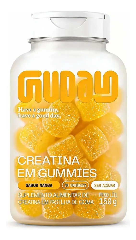Guday Creatina Em Gummy Sabor Manga - 30 Unidades - 15 Dias Manga