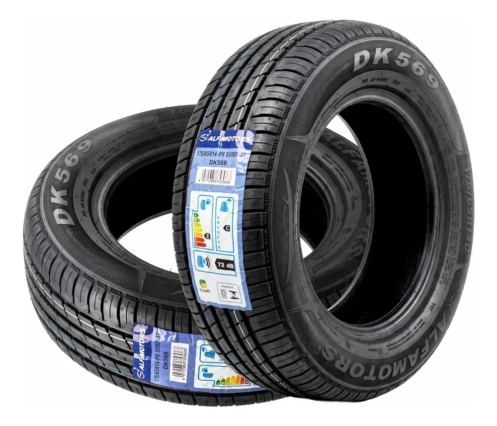Kit 2 Pneus Aro 14 175/65r14c Alfamotors Dk569 Velocidade T T