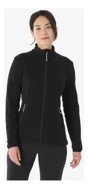 Blusa Fleece Feminina Com Ziper Mh100 Quechua