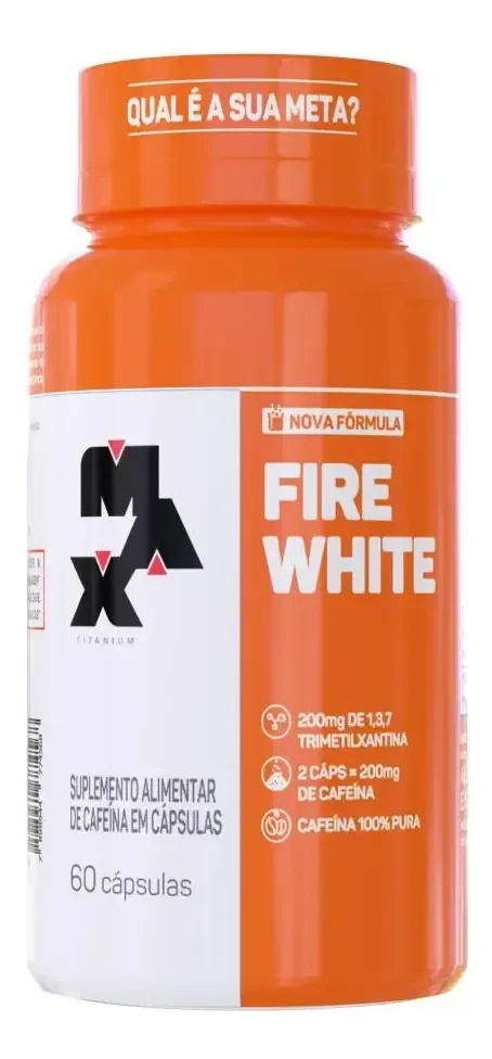 Termogenico Fire White 60 Cáps Max Titanium