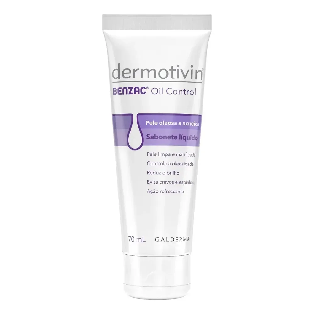 Sabonete Facial Antiacne Dermotivin Benzac 70mL