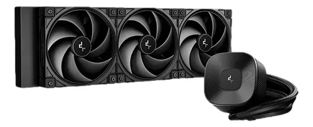 Refrigeração preta Deepcool Le360 V2 Zero Black 3400 Rpm