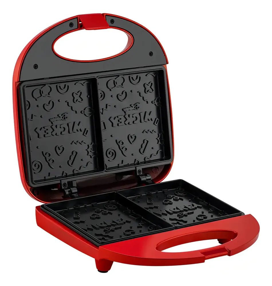 Sanduicheira Mickey Mouse Funny Plates Mallory - Cor Vermelho