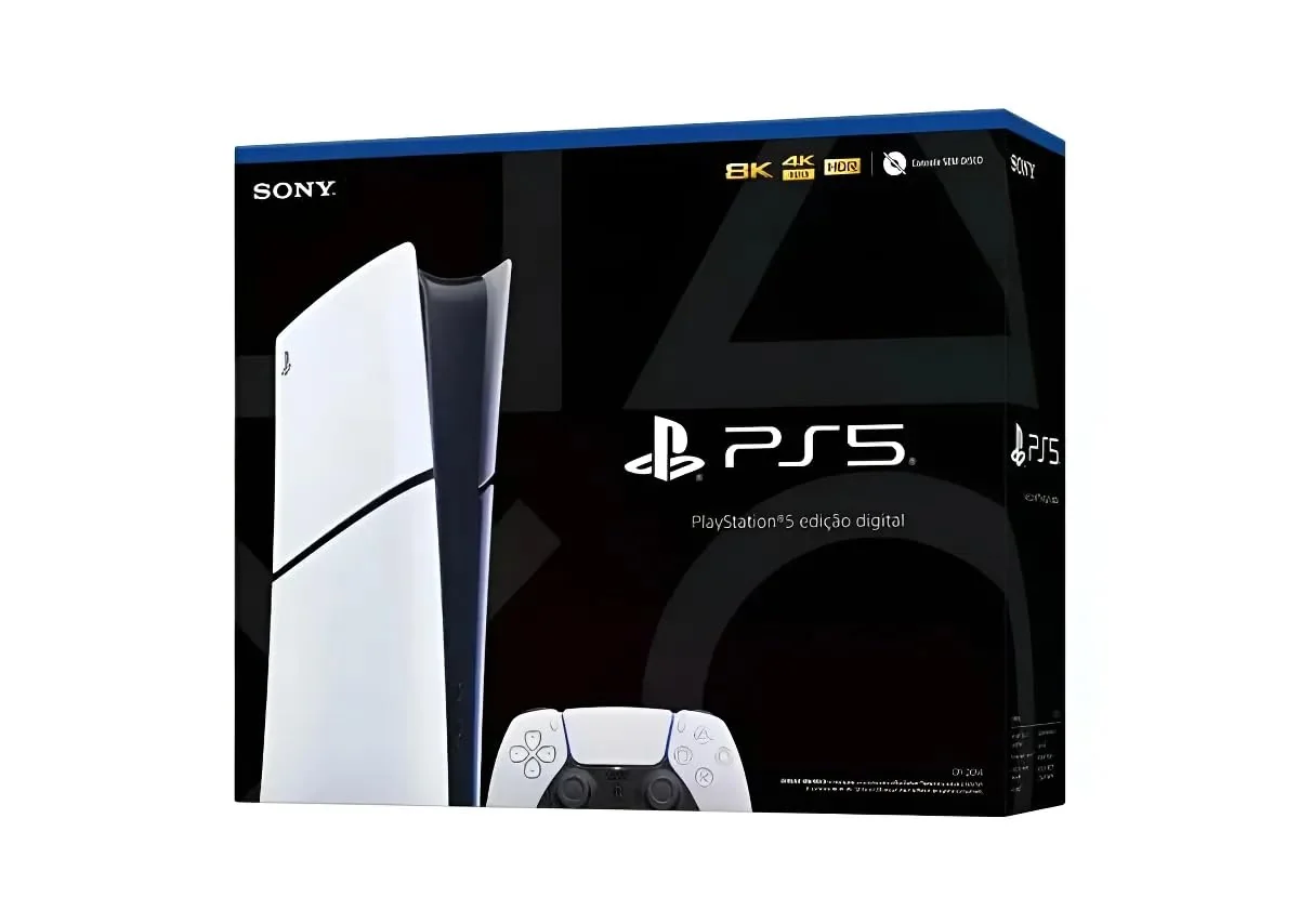 PlayStation 5 Edição Digital 825GB 1 Controle Branco Sony