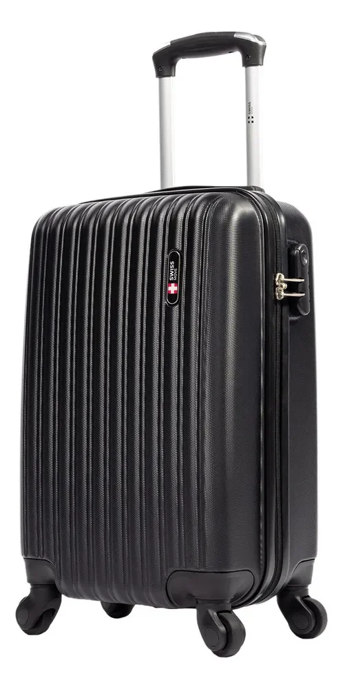 Mala de bordo 10kg pequena Londres Swiss Move Preto