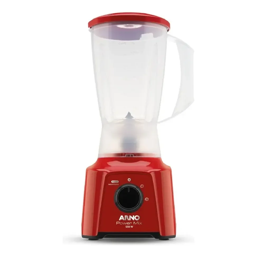 Liquidificador Arno Power Mix Lq11 1,25l 500w Verm Cor Vermelho 127v