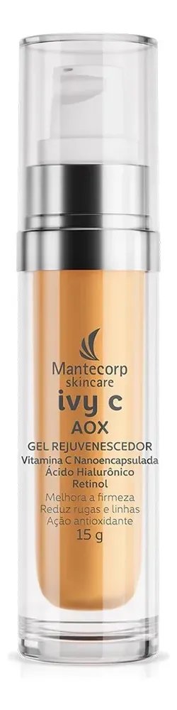 Rejuvenescedor Facial Mantecorp Skincare Ivy C Aox Gel 15g Todo Tipo De Pele Dia/noite