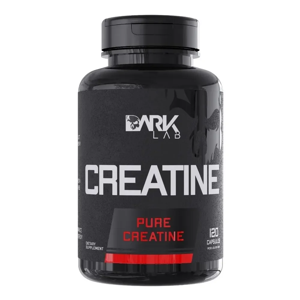 Creatina Monohidratada Pura 120 Cápsulas Dark Lab Sem