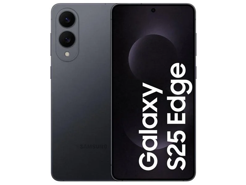Smartphone Samsung Galaxy S25 Edge 512GB Titânio Jetblack 5G 12GB RAM 6,7" Câm. Dupla + Selfie 12MP